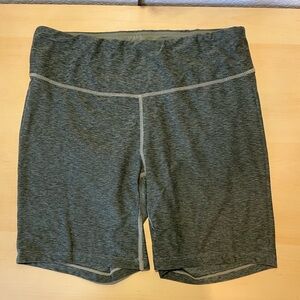 New Balance Olive Green High-Rise Bike Shorts
